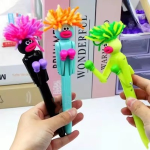 Bolígrafo divertido de dibujos animados con boca grande, diseño de boxeo mecánico peludo, suministros de oficina, alivio del estrés, regalo creativo, estilo Art <span class=keywords><strong>Deco</strong></span> - Product Image 1