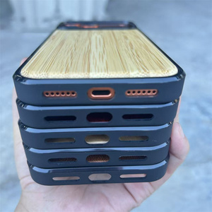 Laser Engravable Trống Gỗ Gỗ Tre Điện Thoại Di Động Trường Hợp Bìa Cho iPhone 17 16 15 14 13 12 11 Pro X XR XS Max 7 8 Cộng Với - Product Image 5
