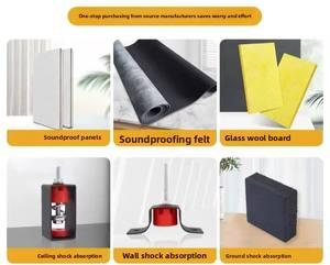 แผ่นอะคูสติกสัตว์เลี้ยงแบบขายส่ง ทำจากใยโพลีเอสเตอร์ 100% กันน้ำ กันไฟ ใช้ภายนอกอาคาร ลดเสียงรบกวนได้ 80% - Product Image 6