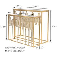 Table d'appoint en métal haute résistance fabriquée en acier résistant à la rouille, parfaite pour les petits espaces, utilisation polyvalente dans la décoration intérieure