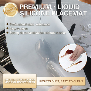 New Arrival cao cấp Đức-chất lượng lỏng Silicone placemats OEM ODM nhà bếp Nhà hàng Thảm miếng đệm ít bụi hấp dẫn - Product Image 5