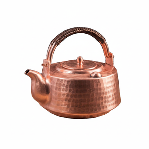 Tetera de cobre de aspecto maravilloso/tetera martillada para utensilios de cocina Hotel y restaurante tetera de cobre puro 100% - Product Image 1