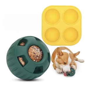 Jouet à mâcher pour chien en silicone de luxe avec logo personnalisé, vente en gros, congélable, remplissable, résistant, longue durée, pour les chiens agressifs - Product Image 1