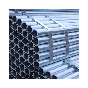 İnşaat, galvaniz metal çit direkleri ve sera çerçevesi için çelik galvanizli borular