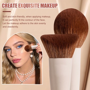 Ensemble de pinceaux de voyage BS-MALL, taille mini, outils de maquillage, kit de pinceaux de maquillage doux, logo personnalisé, pinceaux cosmétiques, ensemble de poudre et de sac - Product Image 5