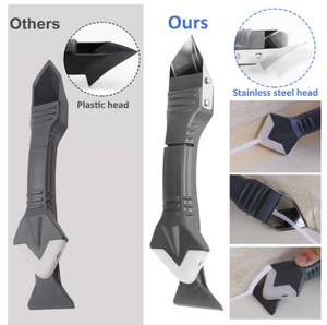 Afwerkingsgereedschapskit Voor Breeuwen-23 Stuks-Perfecte Mondstukken Voor Het Afdichten Van Kits, <span class=keywords><strong>3</strong></span> In <span class=keywords><strong>1</strong></span> Kitgereedschap, Kit Schrapers - Product Image 3