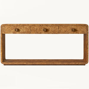 Diseño de lujo Estilo clásico Cama antigua Muebles laterales Minimalismo Mesas de madera maciza - Product Image 2