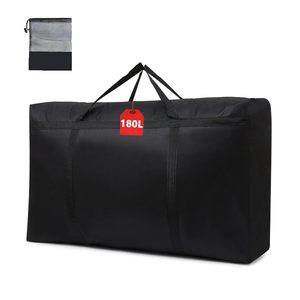Custom Logo Sturdy 180L Extra Large Waterproof 600D Oxford Underbed <b>Box</b> Packing <b>Moving</b> Bags for Bedding Duvets Clothes - Product Image 1