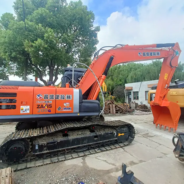 high quality Used Hitachi EX200-3 crawler excavator machine in low price for hot sale in shanghai