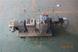 Ace Double <b>Impeller</b> Beverage and Juice Chocolate Cream With SUS Electric Cabinet High Viscous Liquid Chocolate Rotary Lobe Pump - Product Image 2