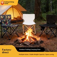 Ensemble de chaises pliantes et table d'extérieur portables en acier inoxydable, légers, pour camping, pêche, plage