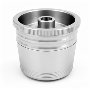 Capsule de café expresso réutilisable en acier inoxydable 304 - Coque filtrante rechargeable et recyclable pour <span class=keywords><strong>Nespresso</strong></span> Y5 Y9 - Product Image 1