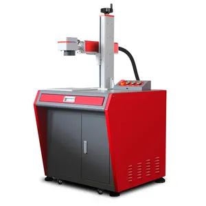 Raycus fiber laser marking machine 20w/30w 3D 2.5D emboss 1064nm moving table slide dynamic marking for metal /