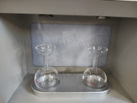Viscosimètre automatique à double échantillon Saybolt Btutest ASTM D88 0-240 avec écran tactile, précision de 0,1%-0,5% pour l'asphalte et le pétrole