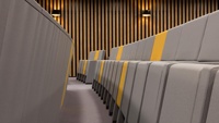 Sillas de Teatro de lujo de diseño moderno, silla de púlpito de iglesia y sillas de auditorio para Iglesia