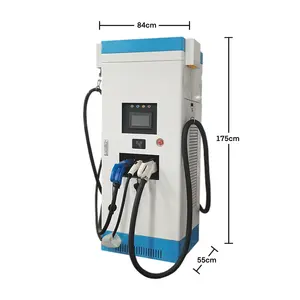 N P 240kw Ev Dc Fast Charging Station Ev Charger CCS2 Ev Charger With 7 Inch Lcd Screen 3 Charging Guns