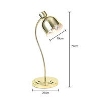 Lampe chauffante de type buffet de luxe la plus populaire, lampe de table pour buffet, hôtel, restaurant