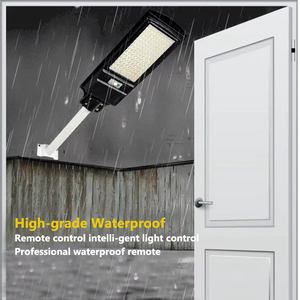IP65 Rating All-in-One Solar Street Light Human Sensor ABS Material 6000K Daylight LED Remote Control Lithium Ion <strong>Battery</strong> <strong>1</strong>-Year - Product Image 4
