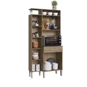 Armoire de cuisine moderne Decibel DB-AC5101 RITA 5 portes 1 tiroir en bois aggloméré/Blanc - Product Image 2