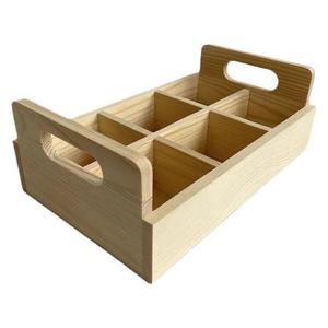 Bamboo <b>Tea</b> Bag Storage <b>Box</b> Rectangle Desktop Organizer With Handle For <b>Tea</b> Bags And Sugar Packets Natural Color - Product Image 5