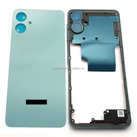 Casing HP A065, Frame Tengah Pengganti, Cover Baterai Belakang A06 4G, Pintu Belakang dengan Lensa Kamera untuk Samsung Galaxy