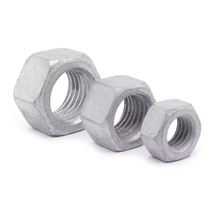 Écrou hexagonal en acier au carbone galvanisé à chaud Dacromet, pour <span class=keywords><strong>tour</strong></span> photovoltaïque externe, DIN934, entièrement fileté, M3-M30 - Product Image 4