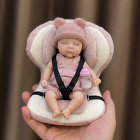 Poupée en silicone miniature de 6 pouces, réaliste, corps entier, anatomiquement correcte, jouet doux, vêtements pour filles