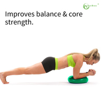 Zhensheng OEM Disco de Equilibrio Inflable 2 en 1 para Pilates, Ejercicio, Entrenamiento del Core y Terapia con Masaje