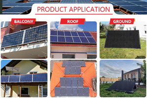 Kit Système Solaire Multifonctionnel pour Balcon et Jardin, Mini Système Solaire pour Balcon 600W, Système Solaire pour Jardin BDM 600-800W - Product Image 3