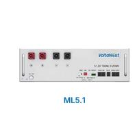 Batterie au lithium VoltaNest 51.2V 314Ah 100Ah 16kWh 10.24kWh avec BMS intelligent intégré pour stockage d'énergie, empilable