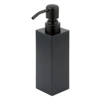 Emballage personnalisé disponible Distributeur de savon liquide noir mat 250 ml en acier inoxydable avec pompe 24/410