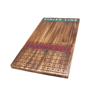 Juegos de Mesa de Carreras de Caballos de Madera Quemada, Juguetes de Caballos de Madera, Juegos de Mesa de Carreras para Adultos, Adolescentes, Niños, Diversión Familiar, Juegos de Fiesta - Product Image 4