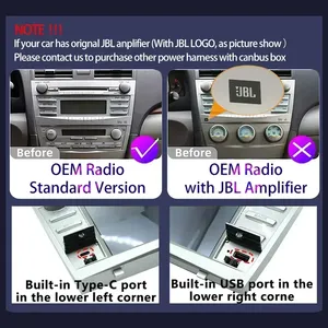 Автомагнитола Android 13 для <span class=keywords><strong>Toyota</strong></span> Camry 2006 2007 2008 2009 2010 2011 8 дюймов HD сенсорный экран Авто Стерео CarPlay <span class=keywords><strong>GPS</strong></span> навигация - Product Image 5