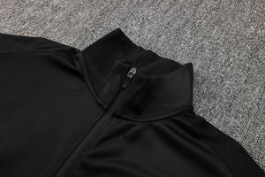 Traje de Entrenamiento de Secado Rápido con Cremallera Completa y Estampado Retro de Otoño Invierno, Uniforme de Competición de Clubes Europeos de París 24/25 - Product Image 3