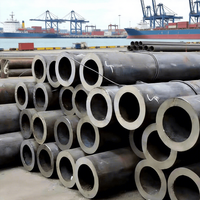 Fournisseur d'usine de tubes ronds galvanisés, tubes en acier au carbone laminés à chaud sans soudure de grand diamètre pour structures en acier