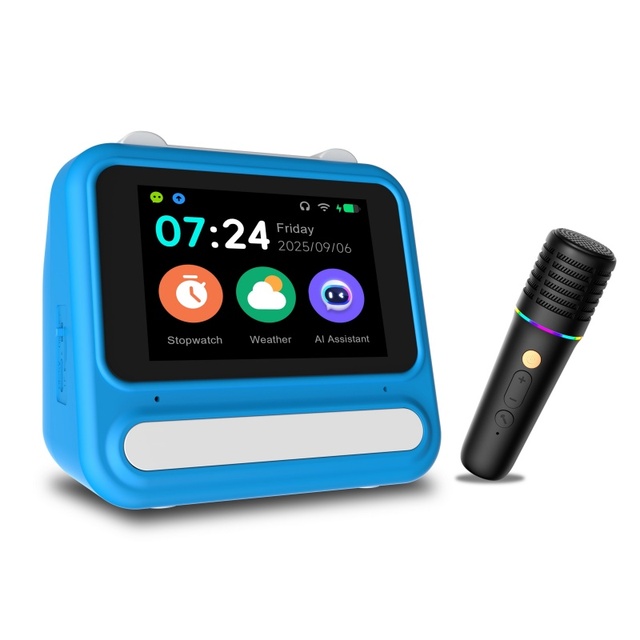 4.59" IPS Touch Screen Smart Speaker AI Assistant 2500mAh Portable Wireless Bluetooth WiFi Music Player Smart Speaker
