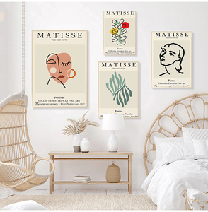 <span class=keywords><strong>Pinturas</strong></span> de arte de pared para decoración del hogar, póster de combinación minimalista, estilo nórdico, de la famosa artista Henry <span class=keywords><strong>Matisse</strong></span>, gran oferta - Product Image 6
