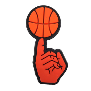 New Arrival <strong>2026</strong> Cute Cartoon PVC Button Los Angeles Sports <strong>Shoe</strong> Charms DIY Accessories Bulk Clog <strong>Basketball</strong> <strong>Shoe</strong> Decorations - Product Image 2