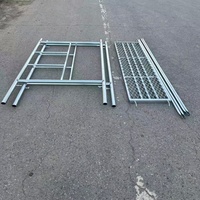 Système d'échafaudage modulaire en acier, Q195 galvanisé à chaud, assemblage rapide pour ateliers industriels, logistique et entrepôts