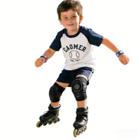 CE certifié enfants équipement de sport coussinets de sécurité patins à roulettes cyclisme coussin souple enfants BMX genou coude garde