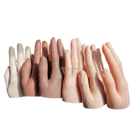 Nail art silicone practise main flexi finger produire des ongles mannequin formateur silicone formation ongles outil à main