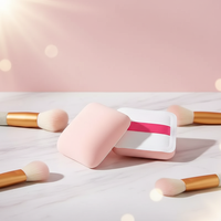Vente en gros usine : Houppette de maquillage carrée en forme de guimauve, haute qualité, douce, pour poudre coussin, accessoire de beauté