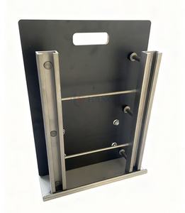 Profil HF en <span class=keywords><strong>acier</strong></span> inoxydable haute résistance, rainuré, pour pièces encastrées, modèle 3D pour revêtement mural en pierre - Product Image 4