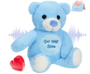 Obral besar perekam suara untuk mainan mewah ulangi boneka beruang Teddy mainan mewah kustom