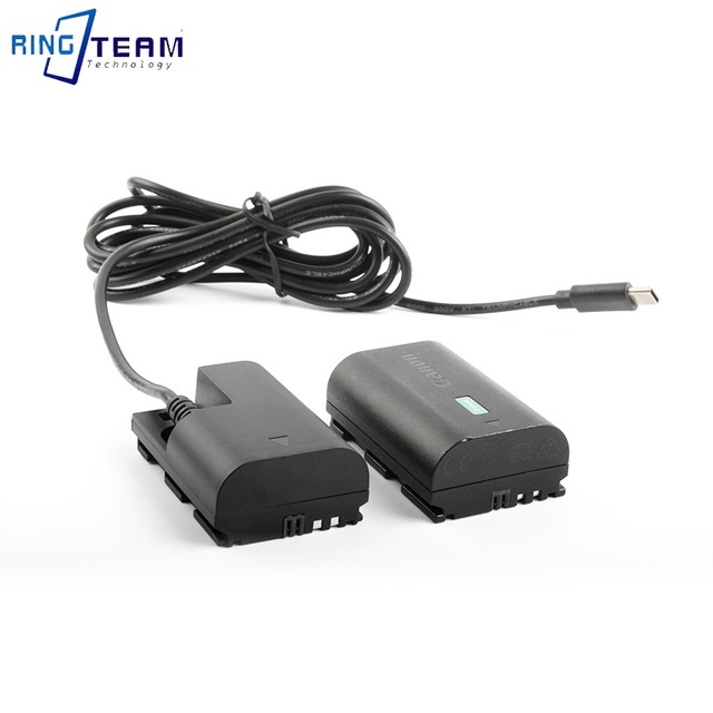 Type-C USB-C PD Decoded DR-E6 DC Coupler LP-E6 Dummy Battery for Canon EOS 5D2 5D3 5D4 5DS R 5DSR 6D 6D2 7D 7D2 60D 60Da 70D 80D