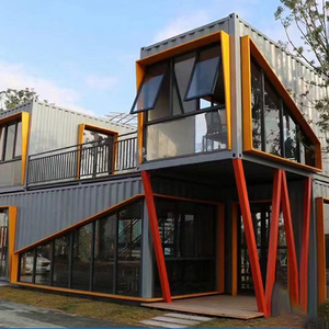 Vườn đổ có thể tháo rời sang trọng hiện đại thép nhà xây container nhà tòa nhà cabin khách sạn căn hộ biệt thự - Product Image 3