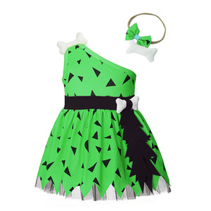 Halloween Toddle per bambini con pietra di ciottoli e ossa in maschera Costume <span class=keywords><strong>da</strong></span> uomo delle caverne cavernicolo in pietra di selce DISN-012 - Product Image 2