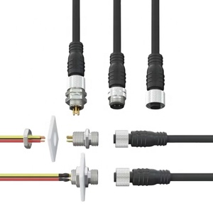 M08 2 3 4 पिन 110v 60v 4a 2a गोलाकार महिला केबल कनेक्टर ip67 नेतृत्व वाले पावर ड्राइवर - Product Image 1