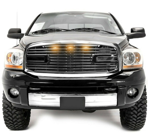 Parrilla Delantera Big Horn II Negra Cromada con 3 LED para RAM 1500 06-08, 2500 06-09, 3500 - Product Image 2