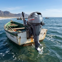 Offre Spéciale – En Stock – Moteur Hors-Bord 4 Temps 20 CV OEM HSP à Montage Universel avec Pack Complet de Pièces pour Bateau de Pêche Offshore
